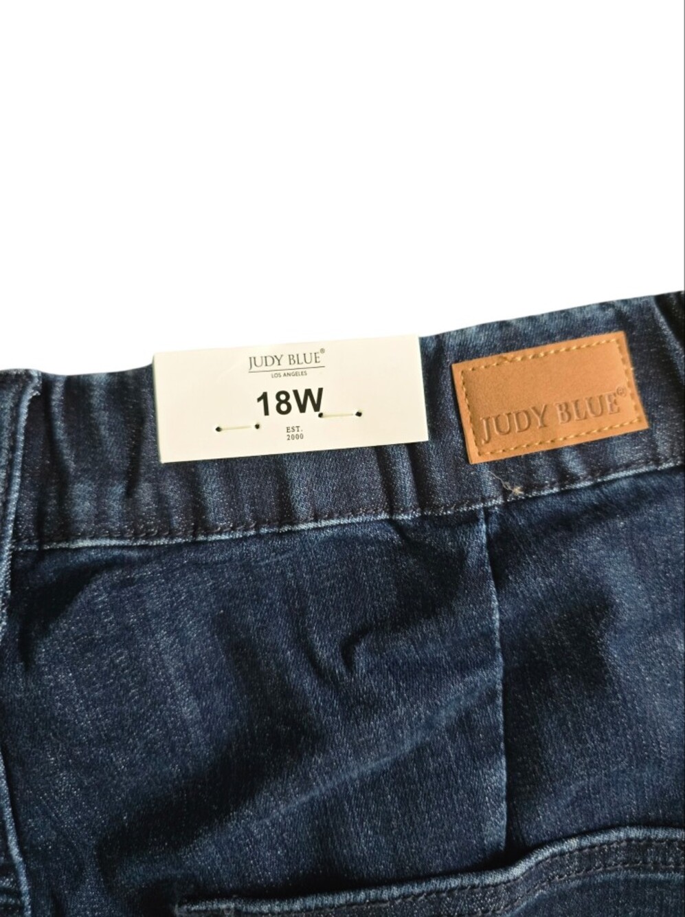 Judy Blue High Waisted Suoer Flare Pull On Denim Jeans Size 18W NWT - Picture 5 of 7